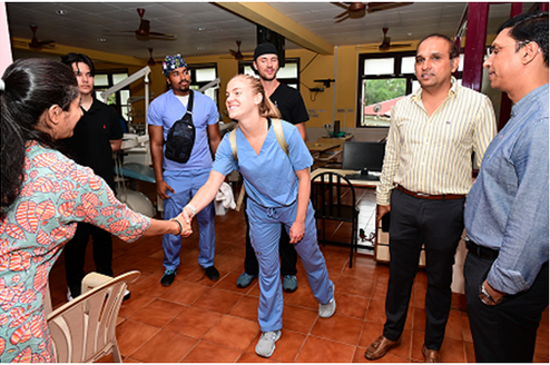 Visiting students from USA