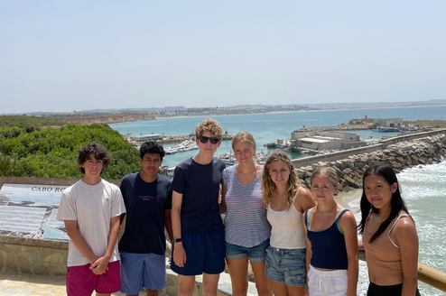 Athena Program students visiting Cadiz coast