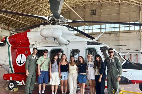 Visit to Italian Coast Guard