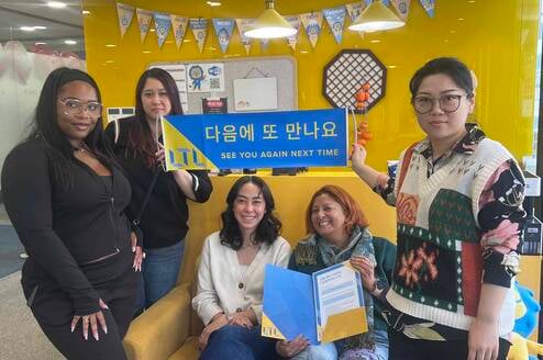 Korean language students at LTL Seoul