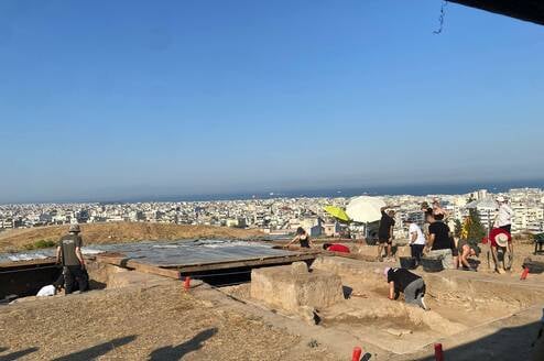 Toumba dig site Thessaloniki, Greece