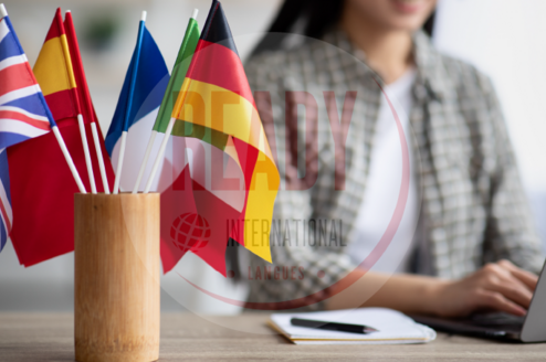 Online language courses (English, French, Spanish, German...)