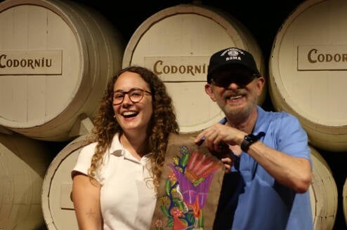 Professional Visit to Codorníu Wine Cellars in Spain