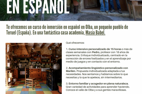 Folleto curso de inmersión