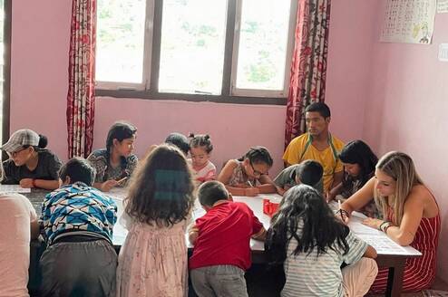 Teaching program in Nepal