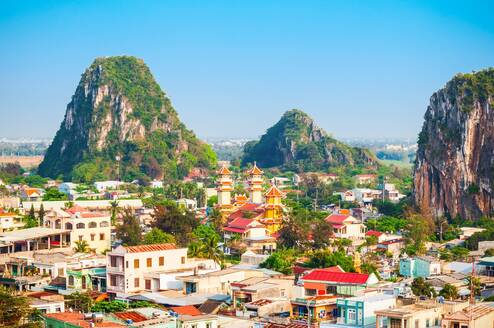 Aerial view of Da Nang, Vietnam