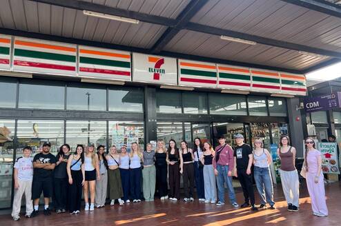 College students in Thailand 