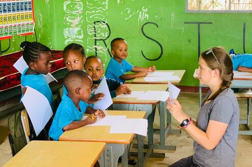 Teaching in Tanzania 