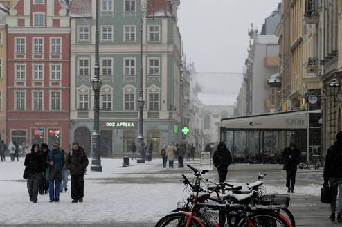 Snow in Poland