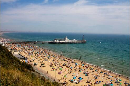 Playa de Bournemouth, Reino Unido — APEX-UK