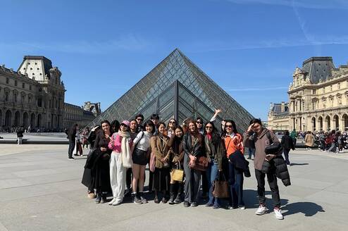 Spring outing at Louvre