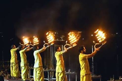 Ganga Arti Rishikesh.