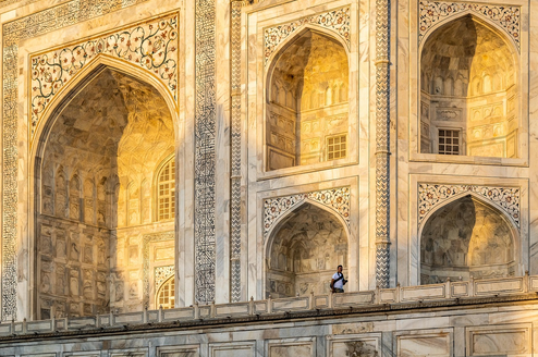 Taj Mahal at sunrise