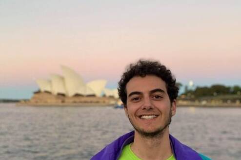 Student at Sydney Opera House