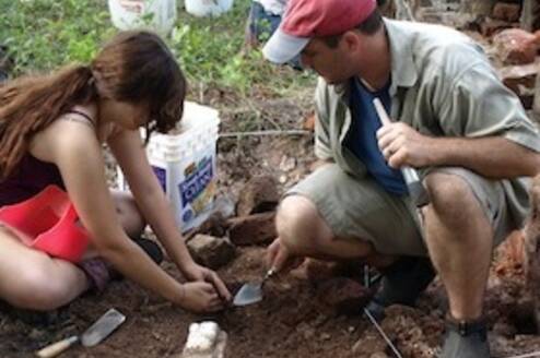 Archaeology and preservation, Fairfield Plantation, Gloucester, Virginia, USA