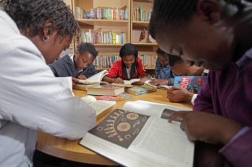 students during their reading class