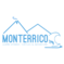 Monterrico Adventure logo with mountains and waves