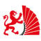 Logo de THINK IN SPANISH, el león del REINO DE LEÓN y un abanico de todas las posibilidades que significa aprender una lengua