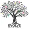 Wild fig tree with few colored leaves and EVOLVE South Africa logo at the bottom.