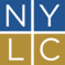 Letters N, Y, L, C in blue and gold boxes