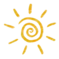 Spiral Sun drawn 