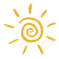 Spiral Sun drawn 