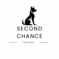 Second chance shelter logo showing a silhouette of a dog