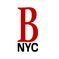 Red B on top of NYC in black