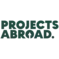 Logo made up of the words Projects Abroad. Projects sits on top of the word Abroad.