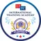 Circular logo featuring the London Teacher Training College (LTTC) initials at the top and the text ‘International Training Academy’ beneath. At the centre is the St. Antony’s Public School emblem with a globe inside an open book, laurel leaves, and the motto ‘Determination is Our Strength – Since 1989.’ Decorative blue flourishes surround the emblem.”