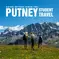 three putney students walking in a field of flowers in the alps