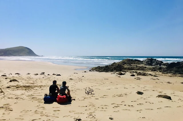 Warriors taking in the ocean views