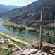 Provider Logo photo of river with a cross in the foreground