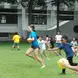 female playing soccer
