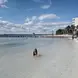 female on the beach
