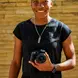 Nthabi M. with camera