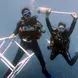 Helen Wu diving with a diving buddy