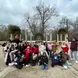 Group of students in a park in Madrid