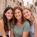 Women smiling