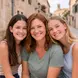 Women smiling