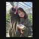 Yoshimi Hufford picking strawberries in Japan