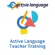 Active Language Active Language logo of bright geometric shapes