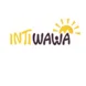 black and yellow lettering "intiwawa" with a sun at the end