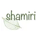 on our logo is a leaf and our name "Shamiri"