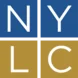 Letters N, Y, L, C in blue and gold boxes