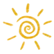 Spiral Sun drawn 