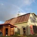 Our barn with a rainbow above