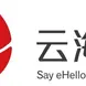 A whelk shaped logo as the Chinese homophone of whelk is "Hello"