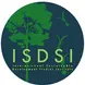 The letters ISDSI in a dark green circle with a light green tree on the left and seed pods floating down on the right