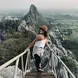 On top of Kao Nor (Monkey Mountain) in Nakhon Sawan. 